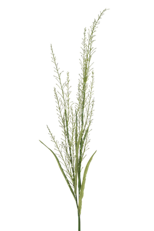 Grass flower spray white 140cm