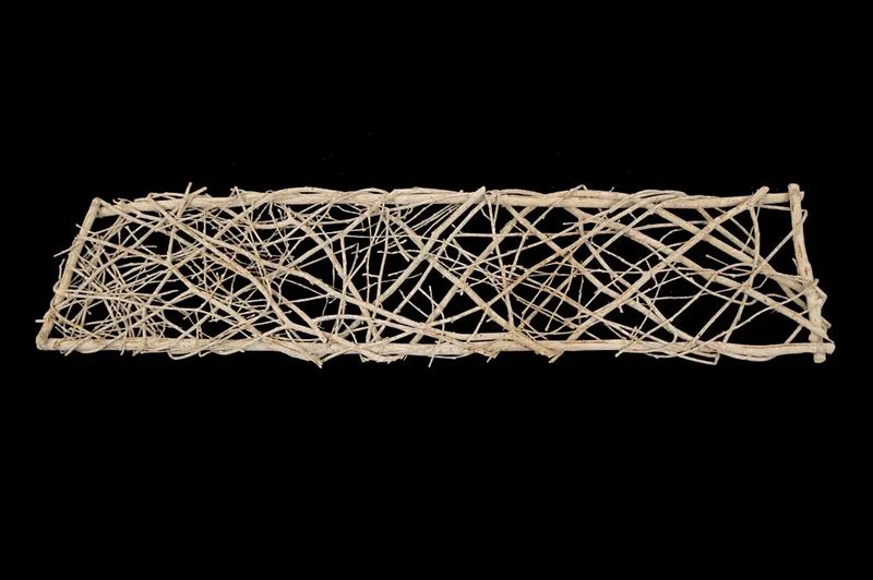 Willow net 93x24 cm stone wash wit