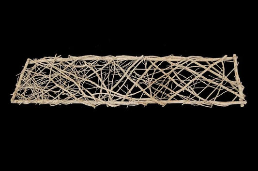 Willow net 93x24 cm stone wash wit