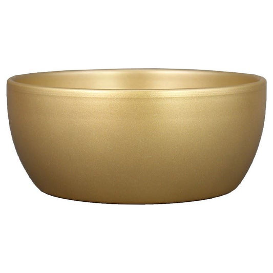 Schaal Boule d22.5 h9.5cm parelgoud