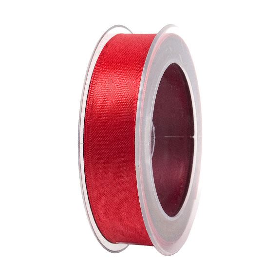 Dub.sat. 25mm x 25mtr rood