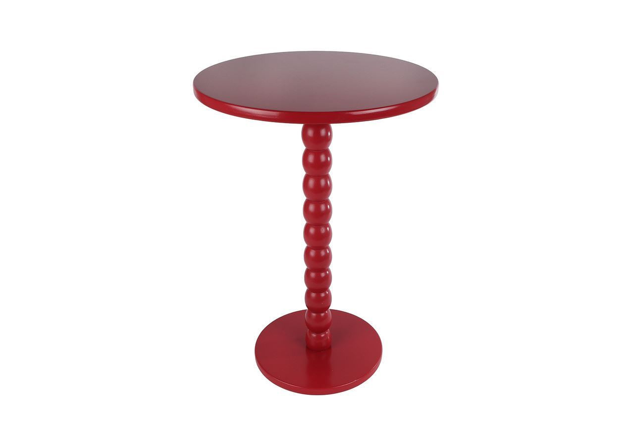 "Bijzettafel ""Pippi"" rood 35x35x5