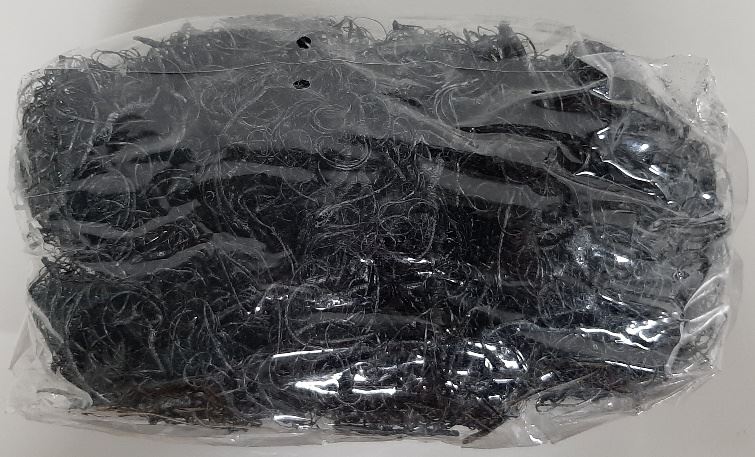 Curly mos pearl wash zwart
