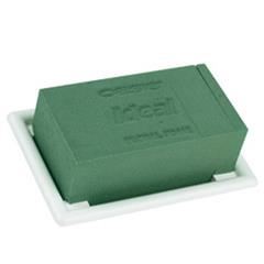 Oasis table deco medi 25x9cm wit do 