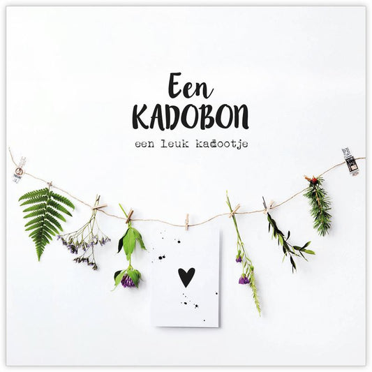 Kadobon 'Any Time' à 12 St. Een kad