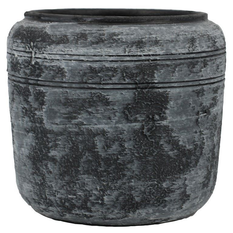 Pot Milou d29 h27cm zwart