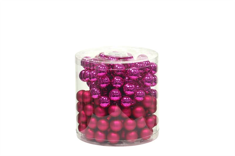 Glasbal 25mm op dr. fuchsia combi 1