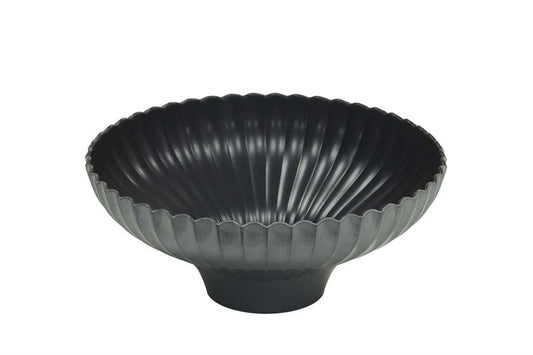 Pot Laar plastic ribbel D.24/H.10cm