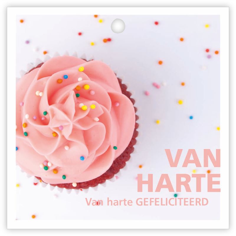 Kadokaartje 'Basics' Van harte gefe