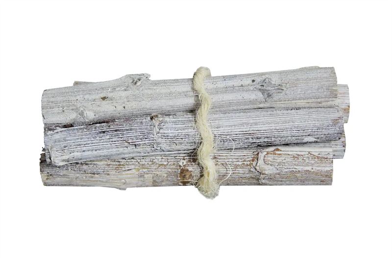Z.bloemst 20 cm stone wit 16st.