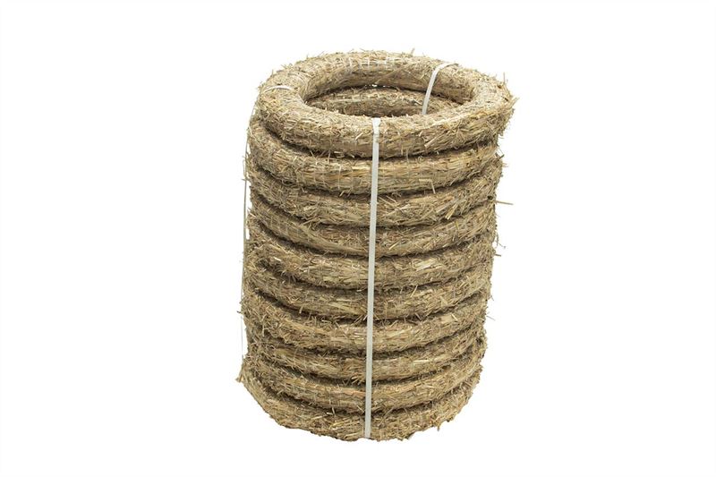 Kransen stro 20cm 10st/zak