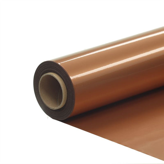 Folie koper pp35 mat/gl 60cm 300m.