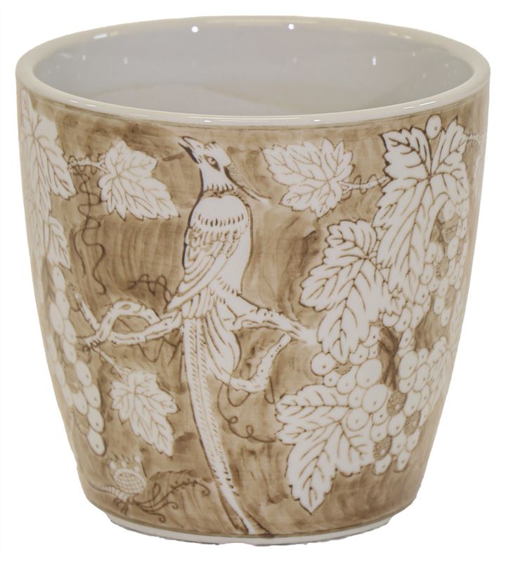 Ei Orchidee Pot Taupe/Bruin D.15/H.