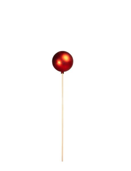 Bijsteker D.6cm 50cm rood mt 25/zak