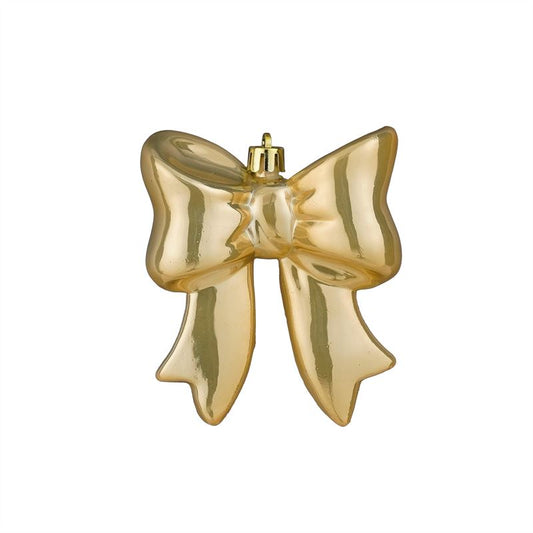 Ornament strik goud l8,5xb3,5xh10cm