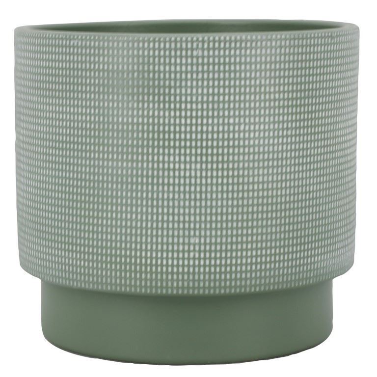 Pot Lily d35 h32cm groen mat
