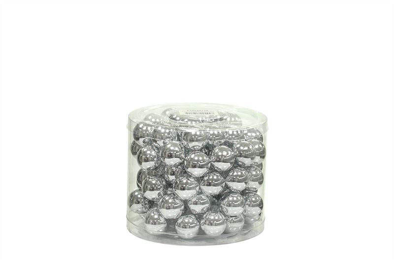 Glasbal 30mm zlvr glans  op dr.72st