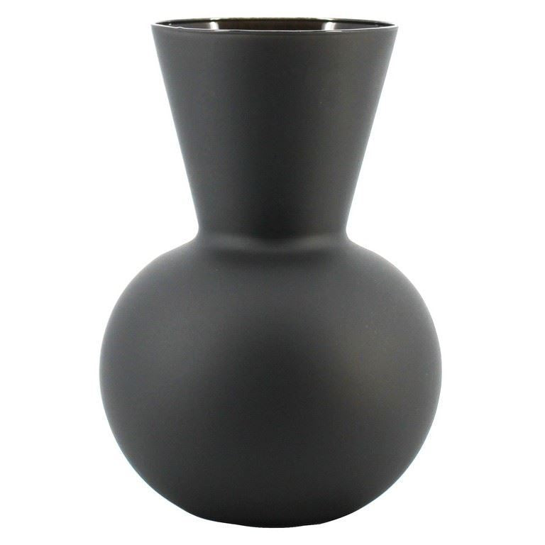 Glas Elly d11.5/16 h23cm zwart mat
