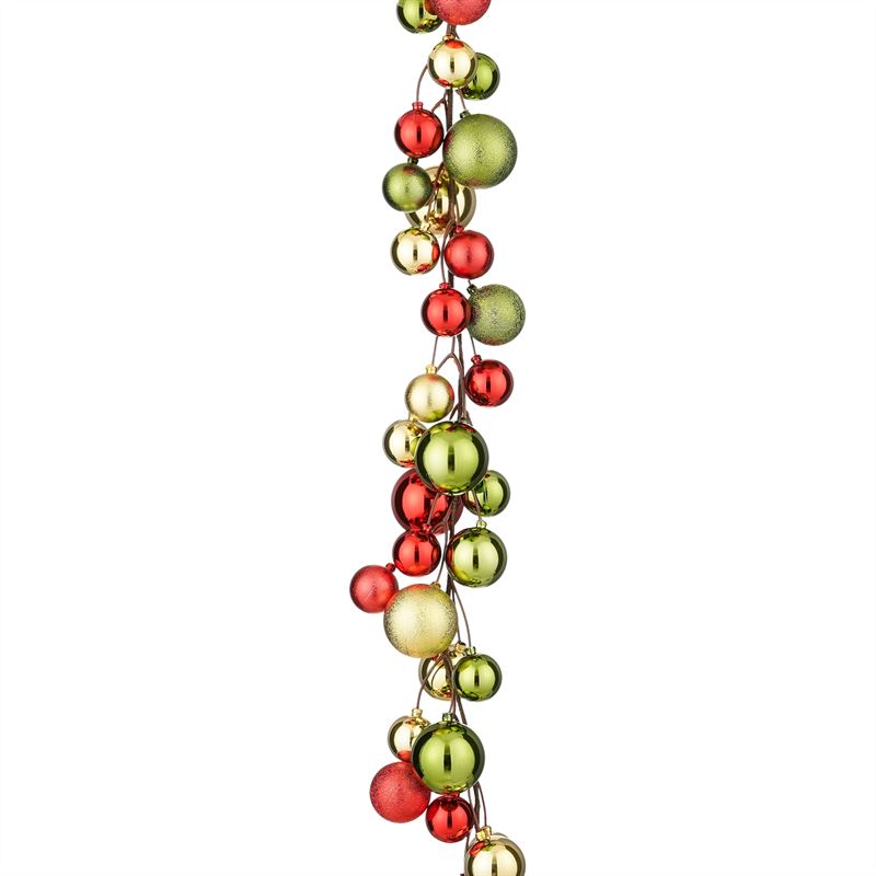 Slinger goud rood d.gr l180cm