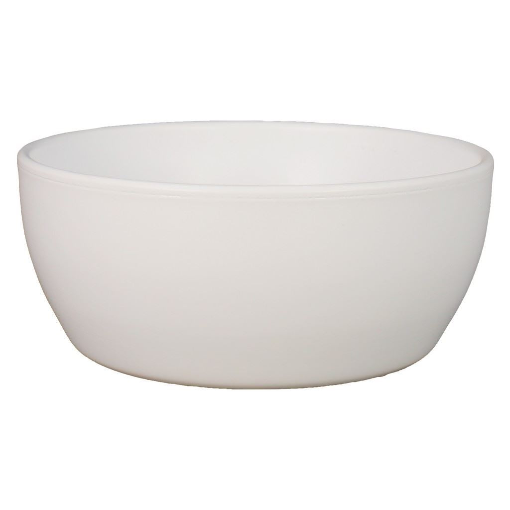 Schaal Boule d22.5 h9.5cm wit
