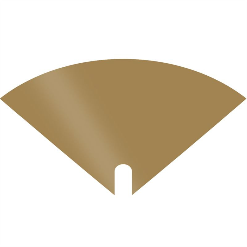 Hoes moon goud 35x35 pak/50