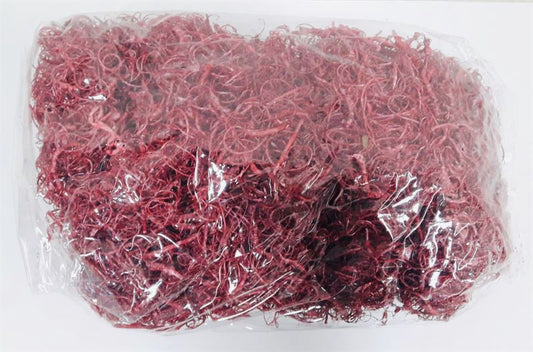Curly mos pearl wash rood