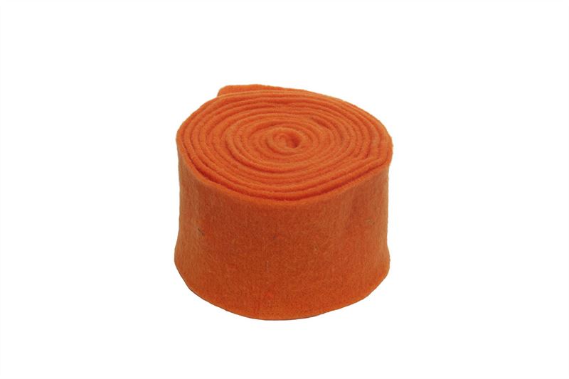 Vilt 15cm. 5m. Fel oranje