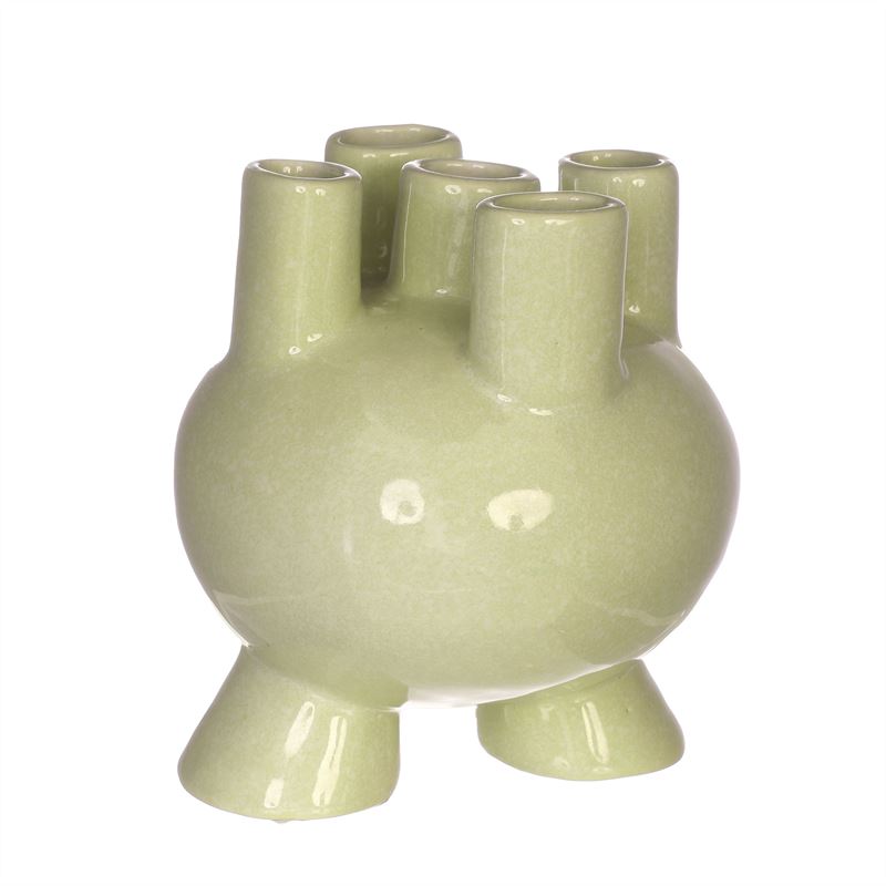 Tulip Vase Strollz D.13 h.15 cm grn