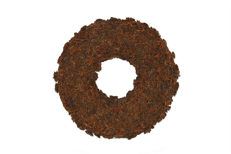 Krans steranijs 40 cm naturel