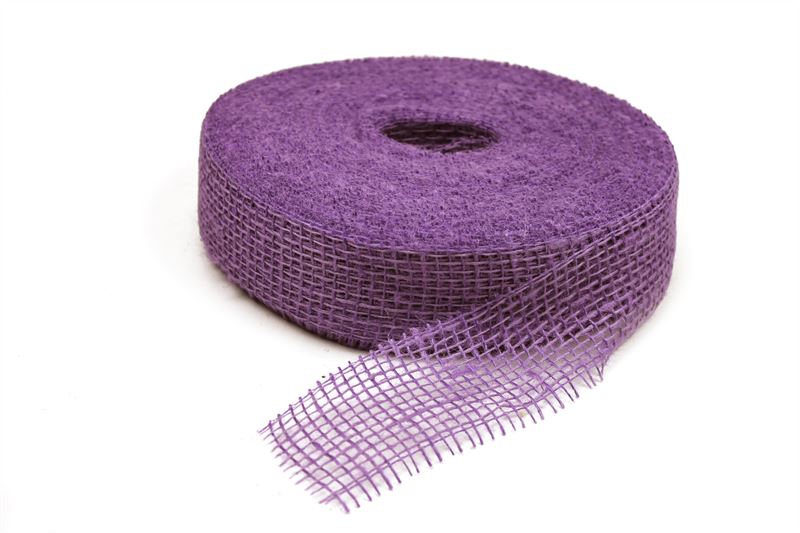 Jute op rol 5cmx40m lila ( 5300 )