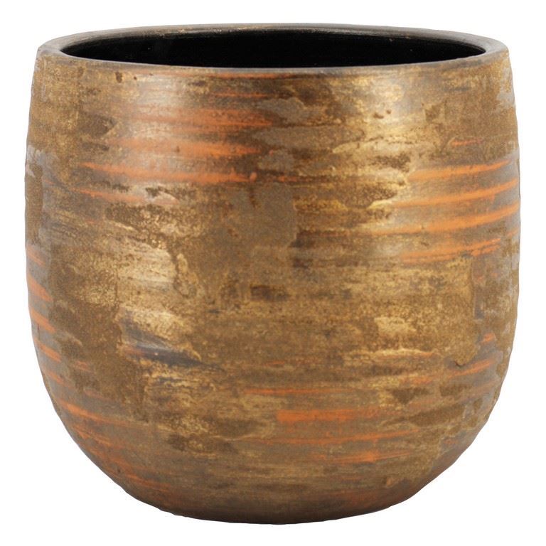 Pot Funchal d16 h14cm goud
