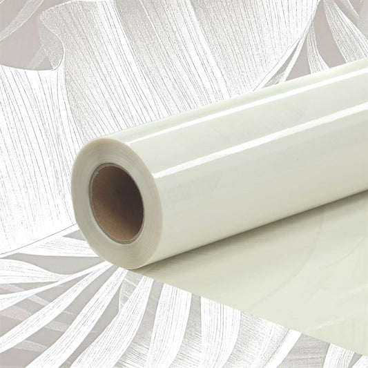 Folie Giudi wit/tr. pp35  60cm. 50m