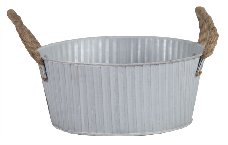 Bob Rope Bowl Old White D18H8.5