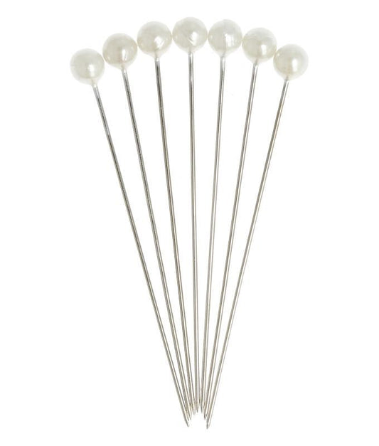 Pushpins 6mm white ds100st. 1354-28