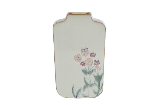 "Vaas ""Dieuwke"" L creme 16,5x5x28