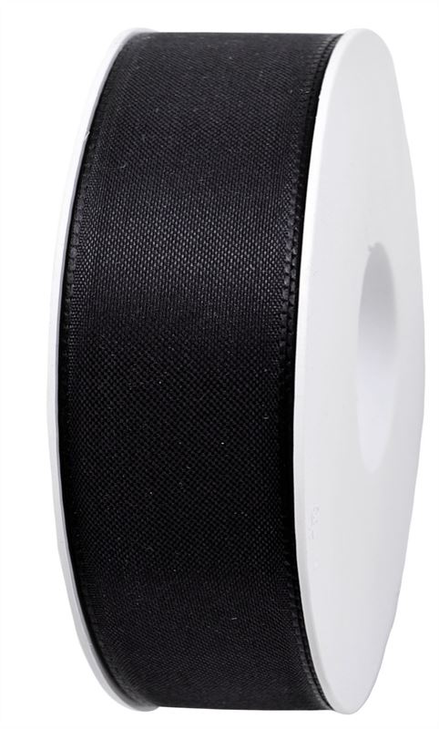 Lint Basicrol 40mm x 50 meter zwart