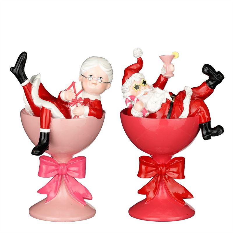 Mrs Santa beker rd/rze 2 ass 11xh18