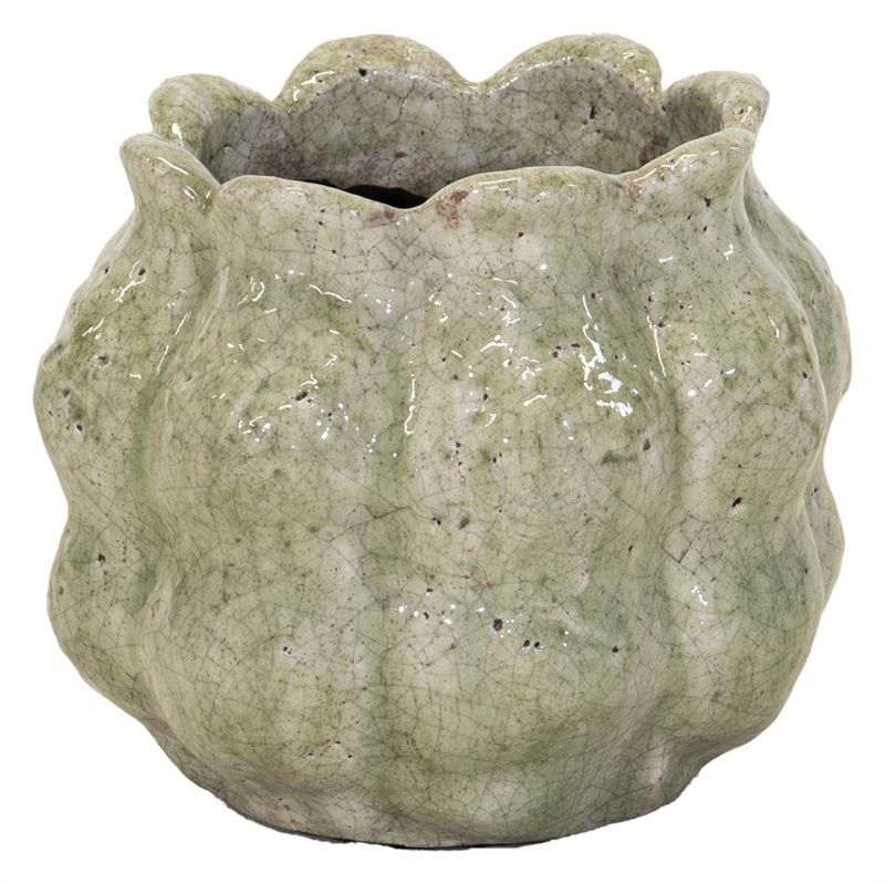 Julliet Bulb Pot Green D25H20