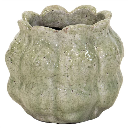 Julliet Bulb Pot Green D25H20